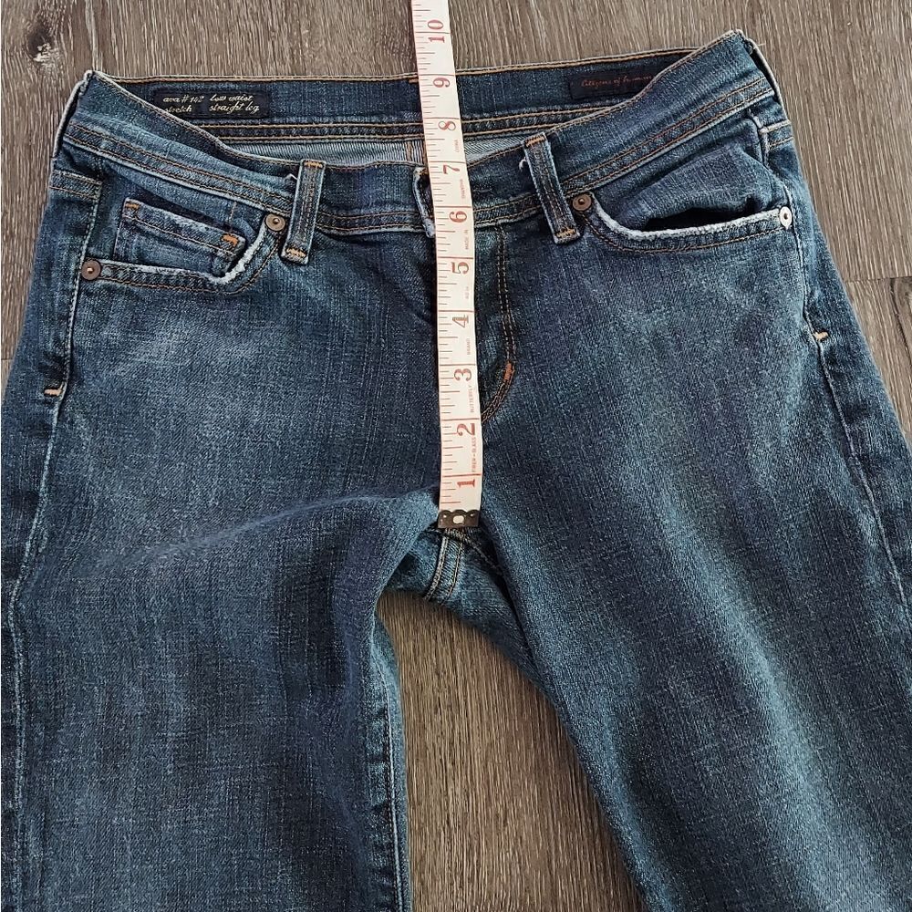 Citizens of Humanity ava #142 Stretch Low Waist Straight Leg Cropped Jeans 27 - Picture 9 of 10